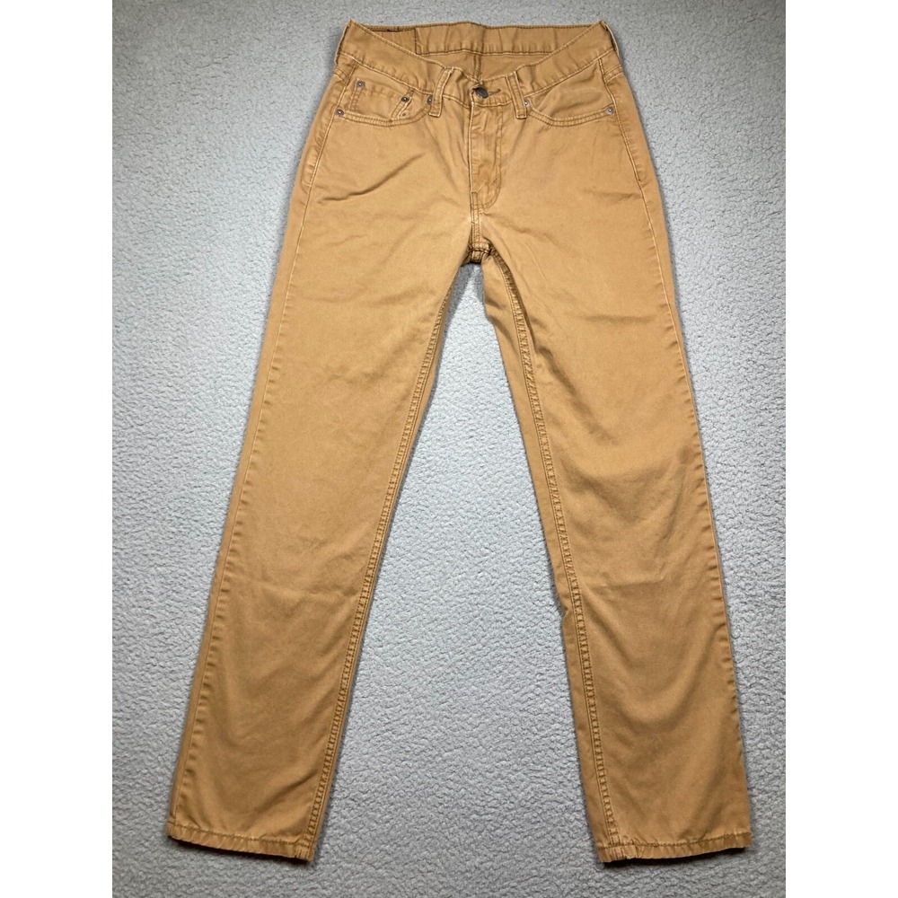 Levis Jeans Men's 29x32* Beige 514 Regular Straight Skater Y2K American Denim